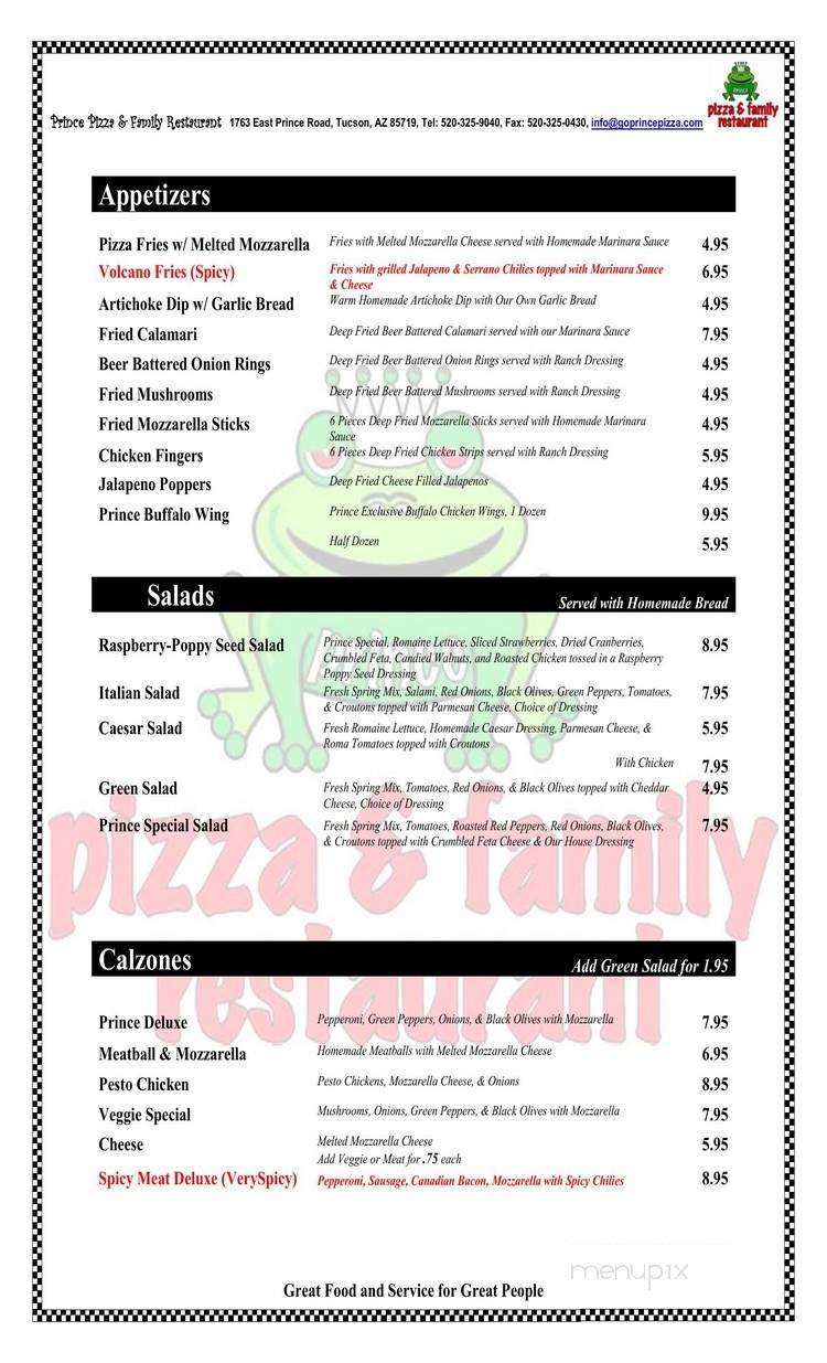 Menu page 2
