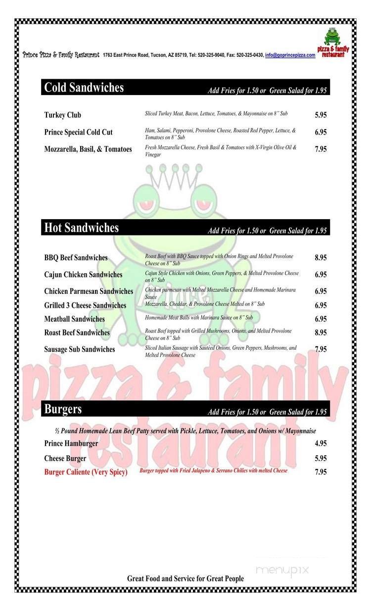 Menu page 3