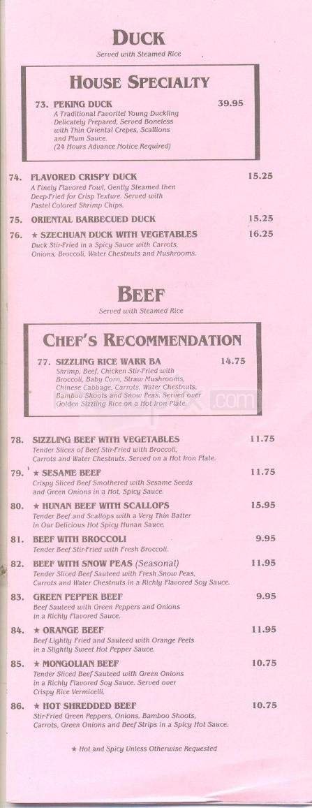 Menu page 6