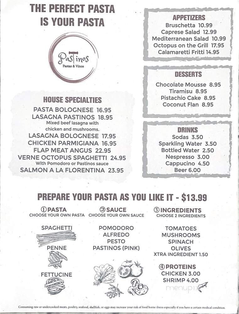 Menu page 1