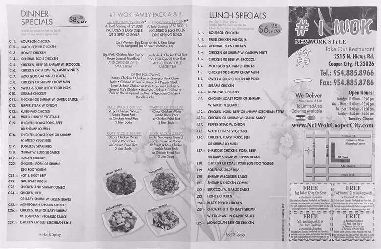 Menu page 2