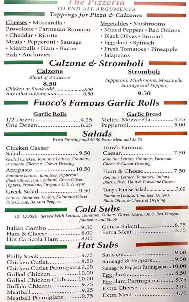 Menu page 2