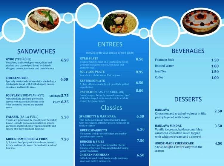 Menu page 2