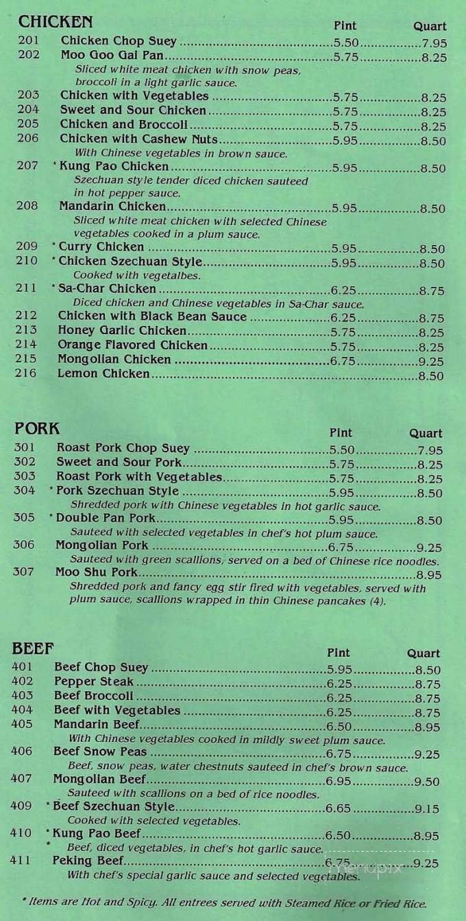Menu page 3