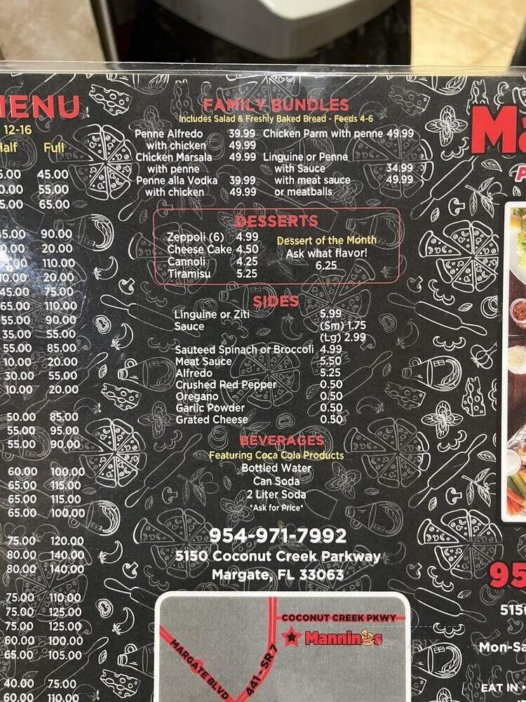 Menu page 1
