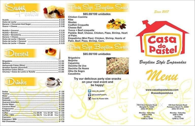 Menu page 2