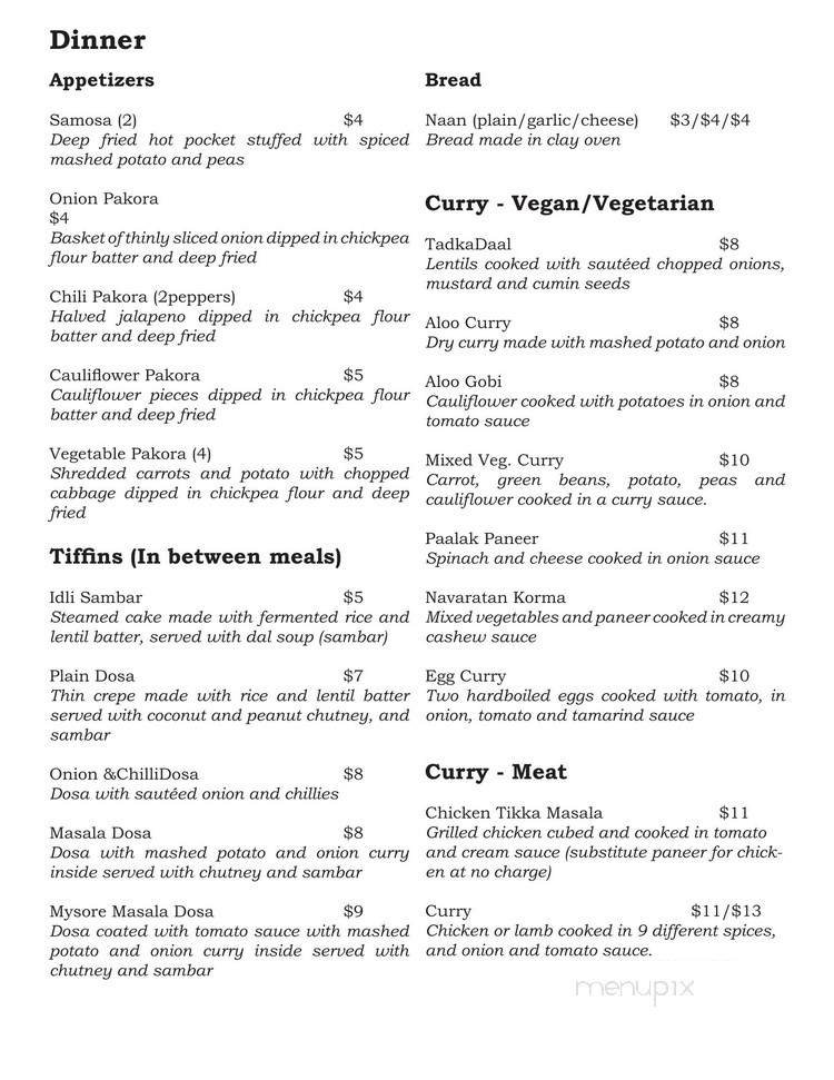 Menu page 2