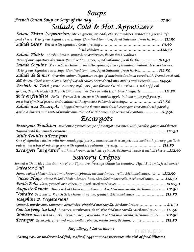 Menu page 2