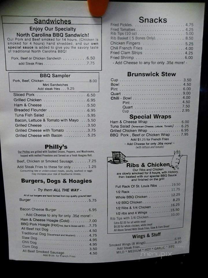 Menu page 2