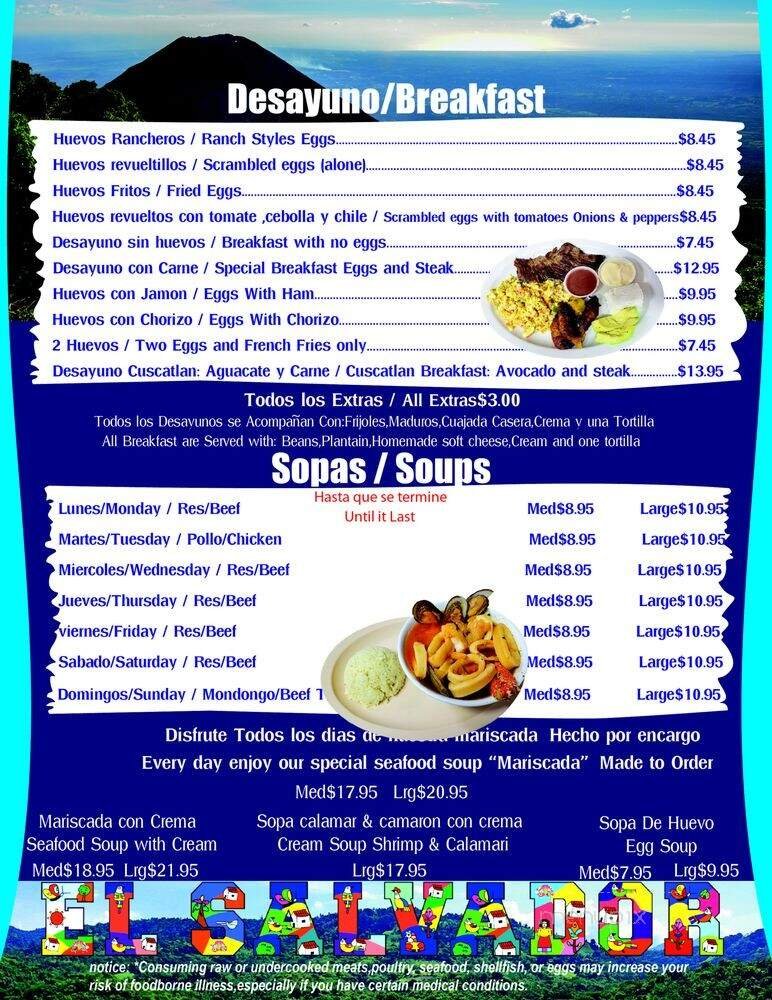 Menu page 2