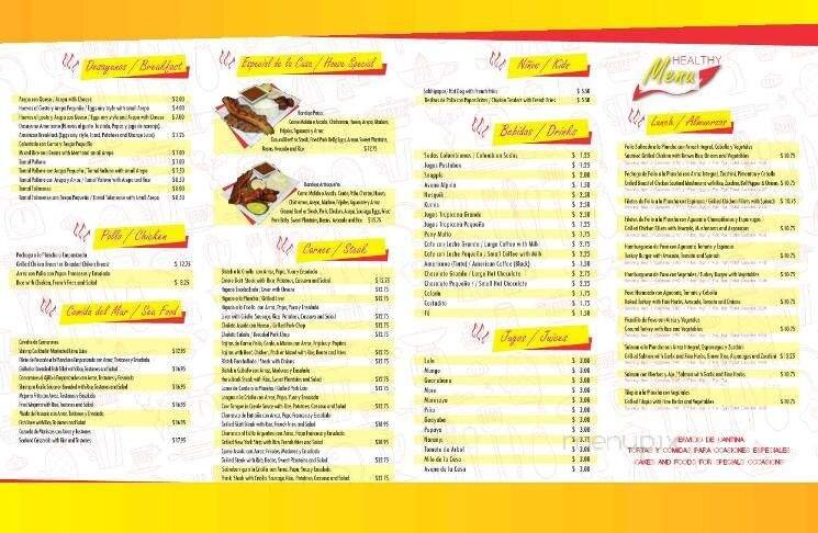 Menu page 2