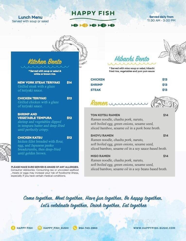 Menu page 2