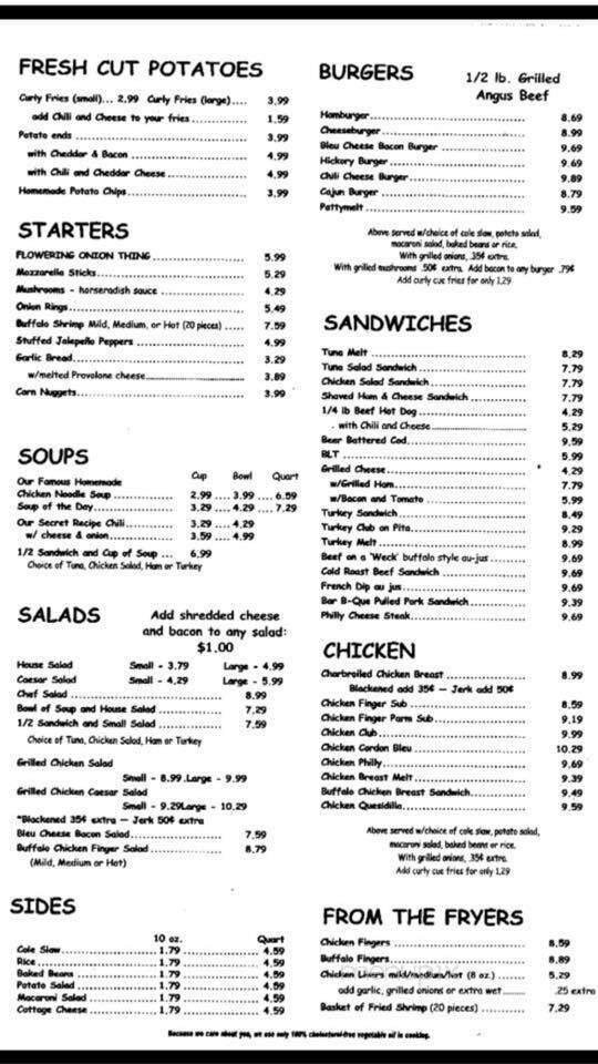 Menu page 2