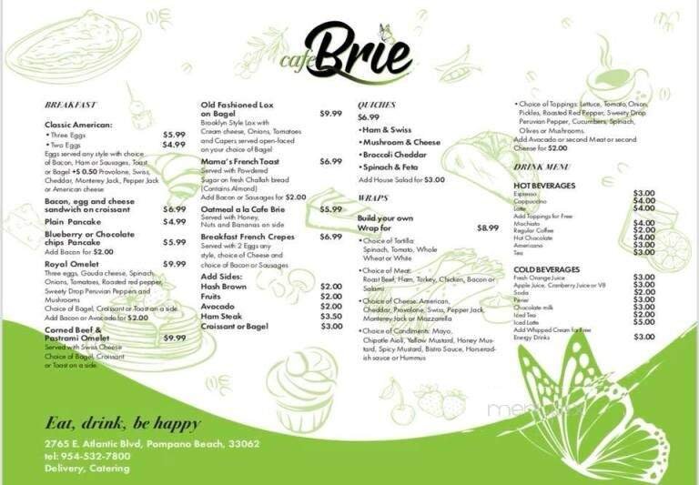 Menu page 1