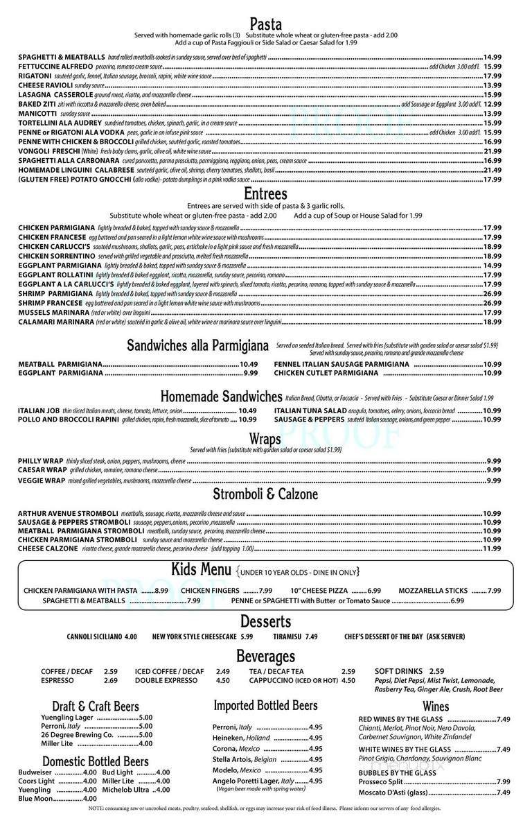 Menu page 2