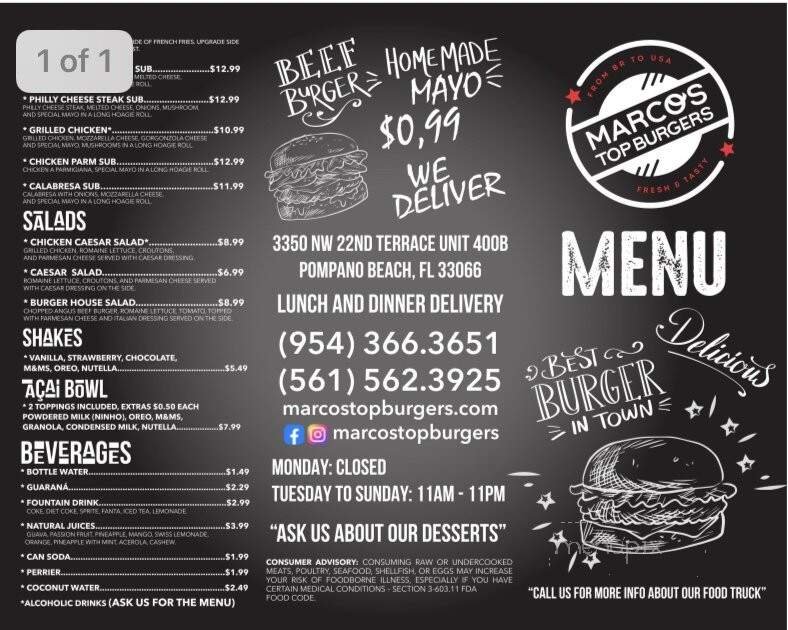 Menu page 2