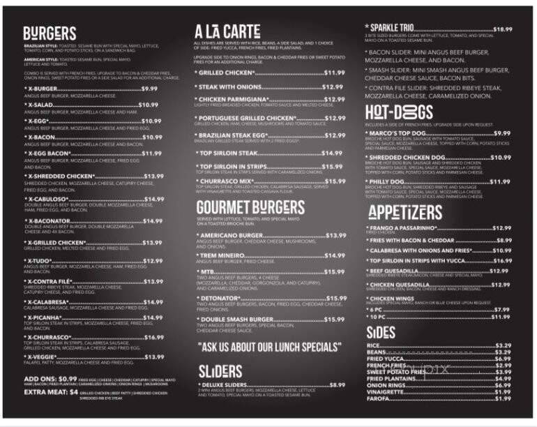 Menu page 3