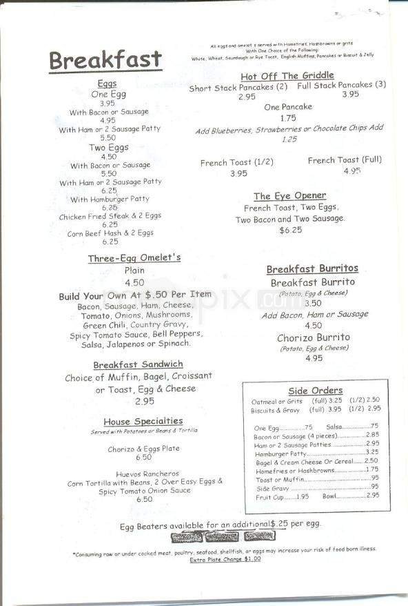 Menu page 3