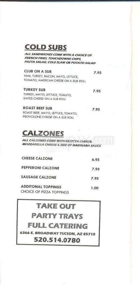 Menu page 4