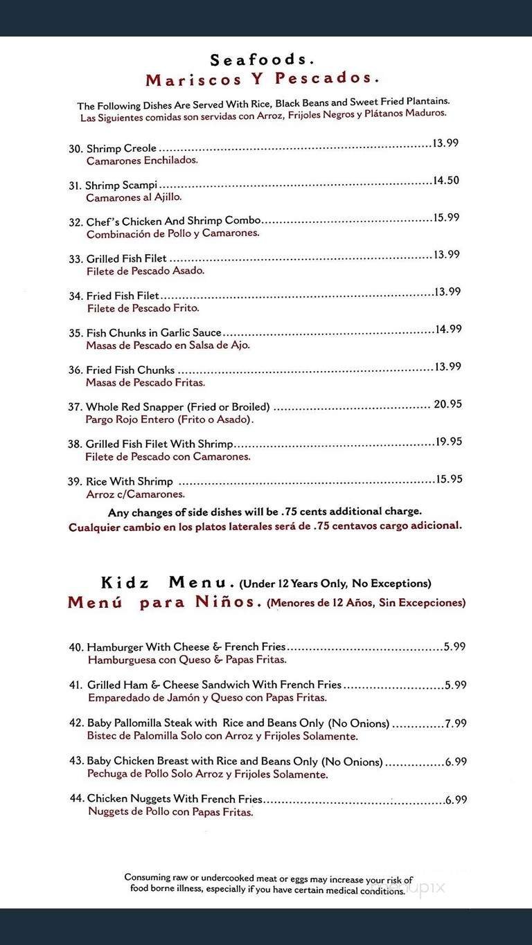 Menu page 4