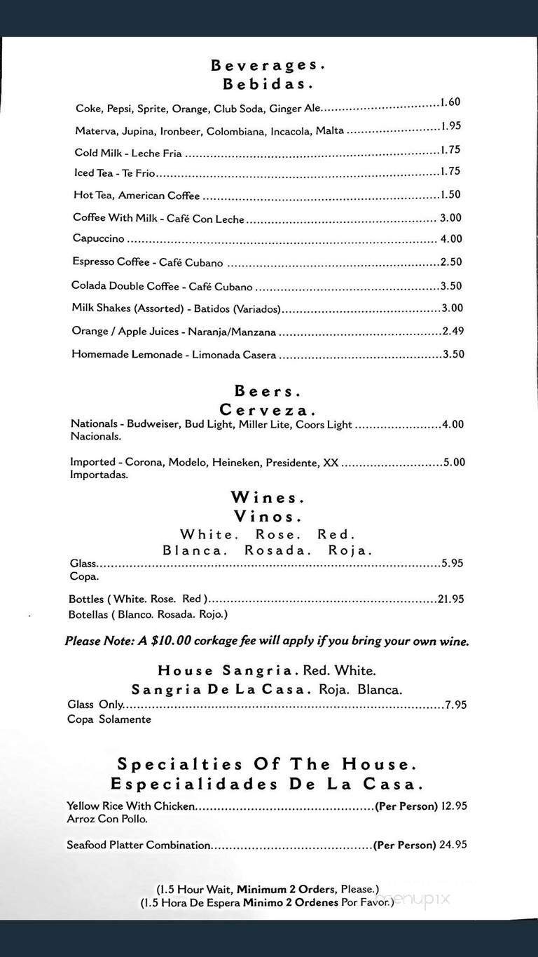 Menu page 5
