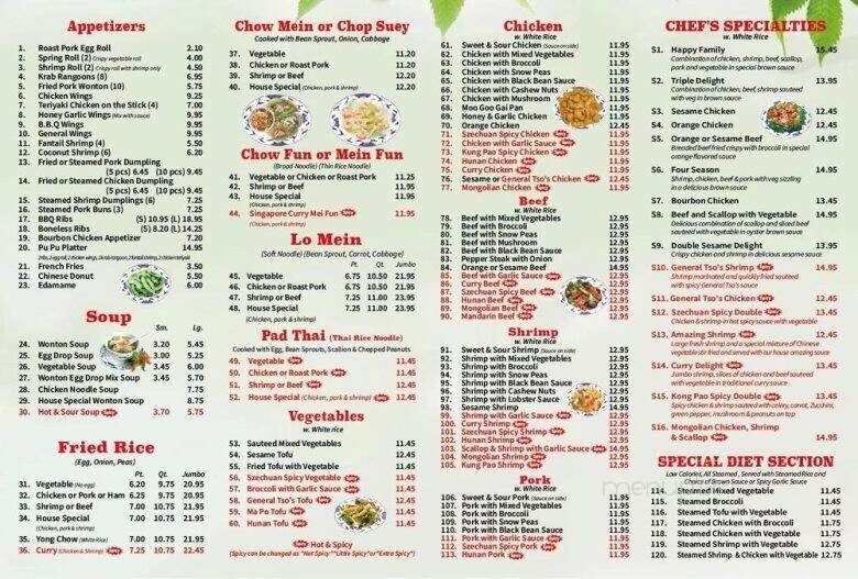Menu page 2