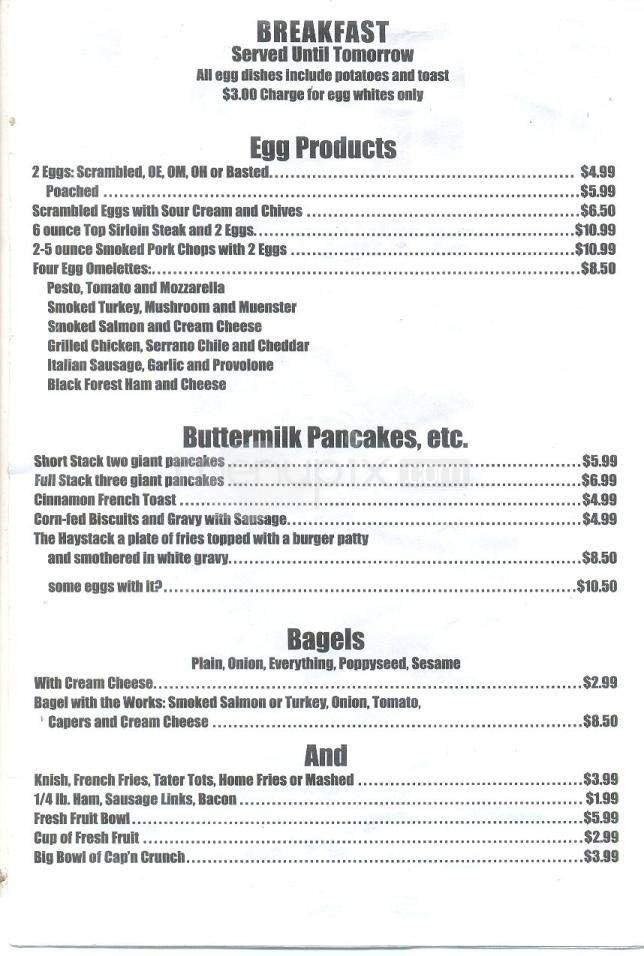 Menu page 2