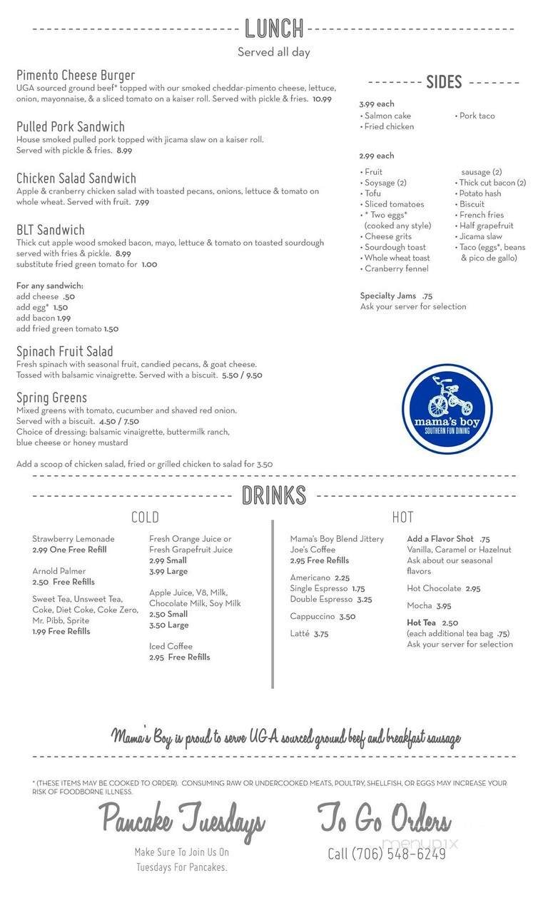 Menu page 2