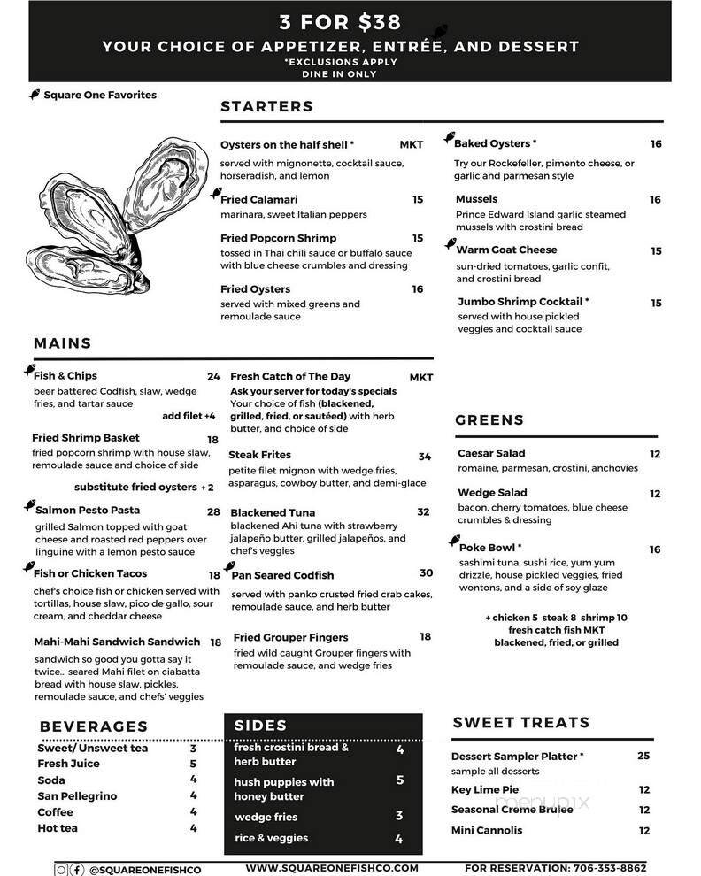 Menu page 1