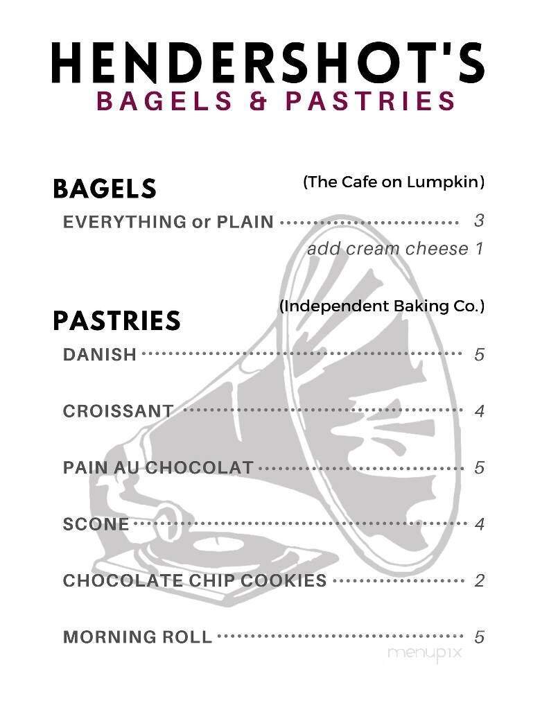 Menu page 1