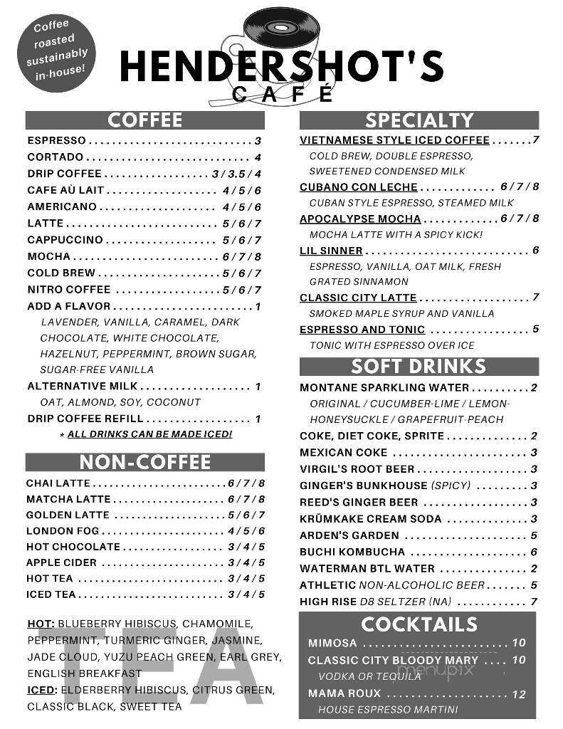 Menu page 3