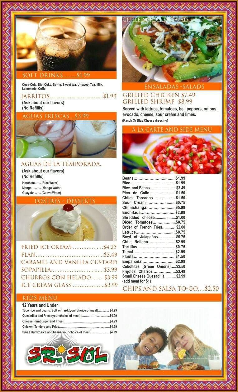 Menu page 5