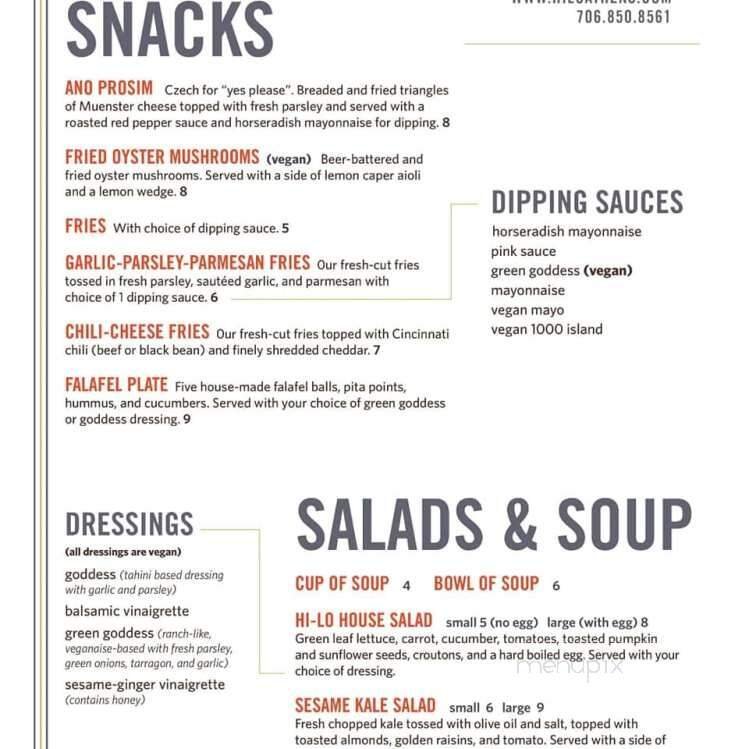 Menu page 3
