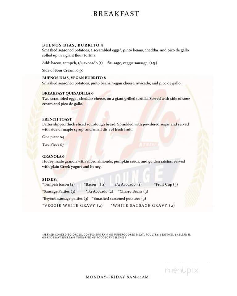 Menu page 4