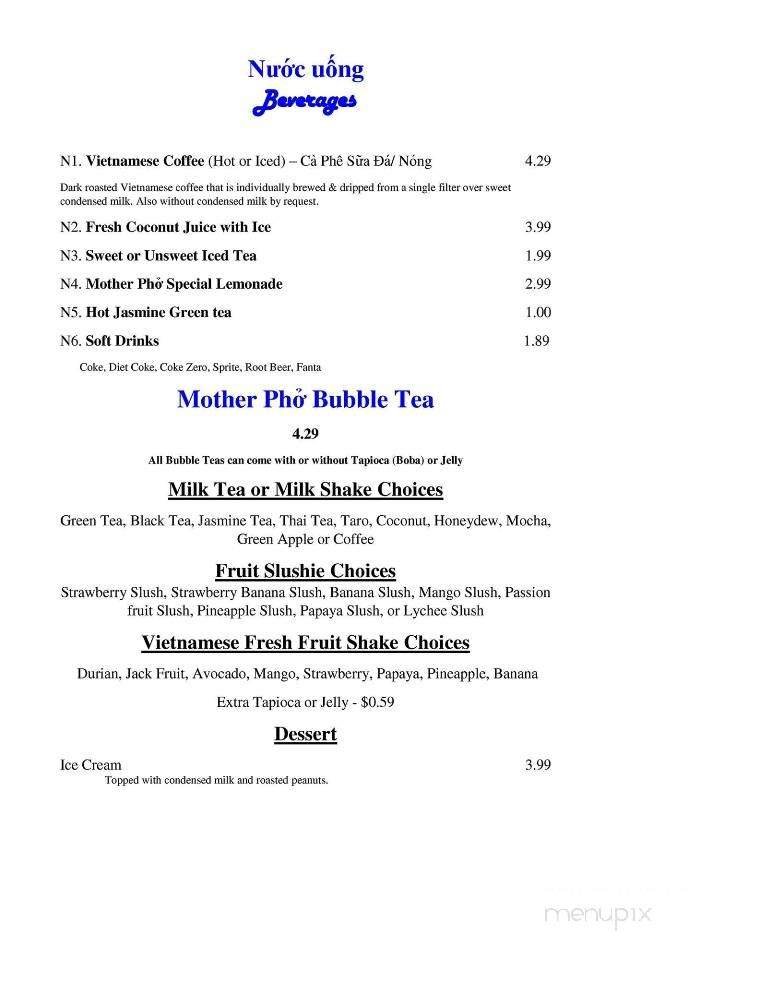 Menu page 6