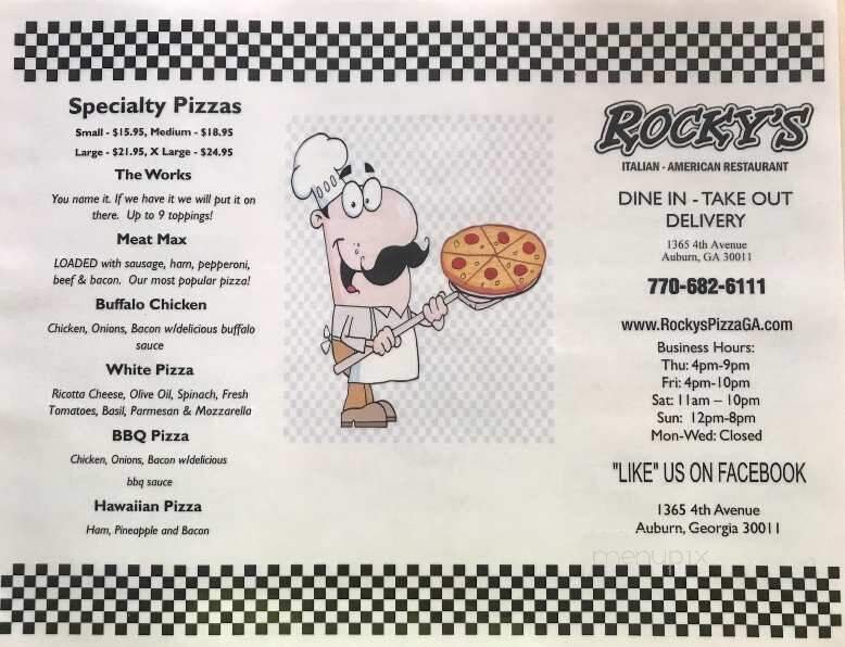 Menu page 4