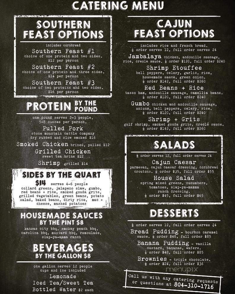 Menu page 1