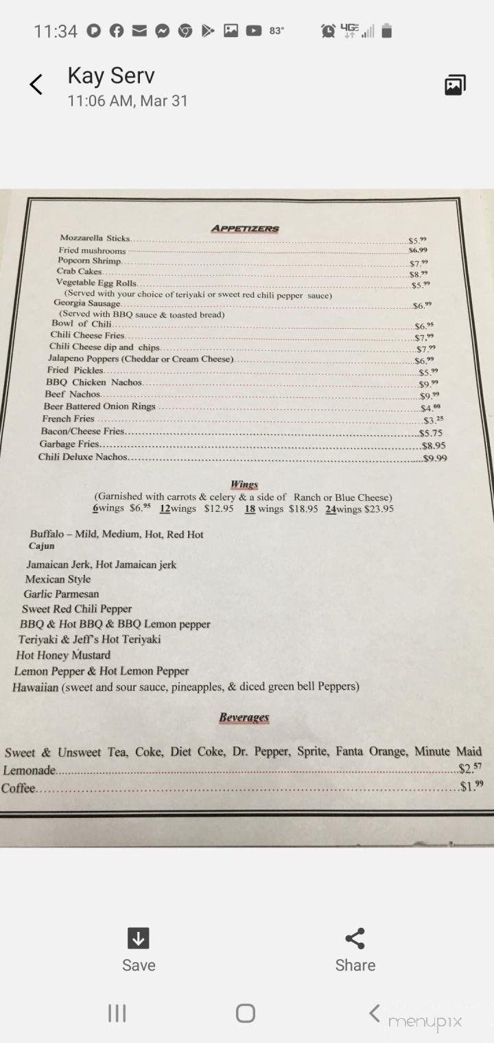 Menu page 2