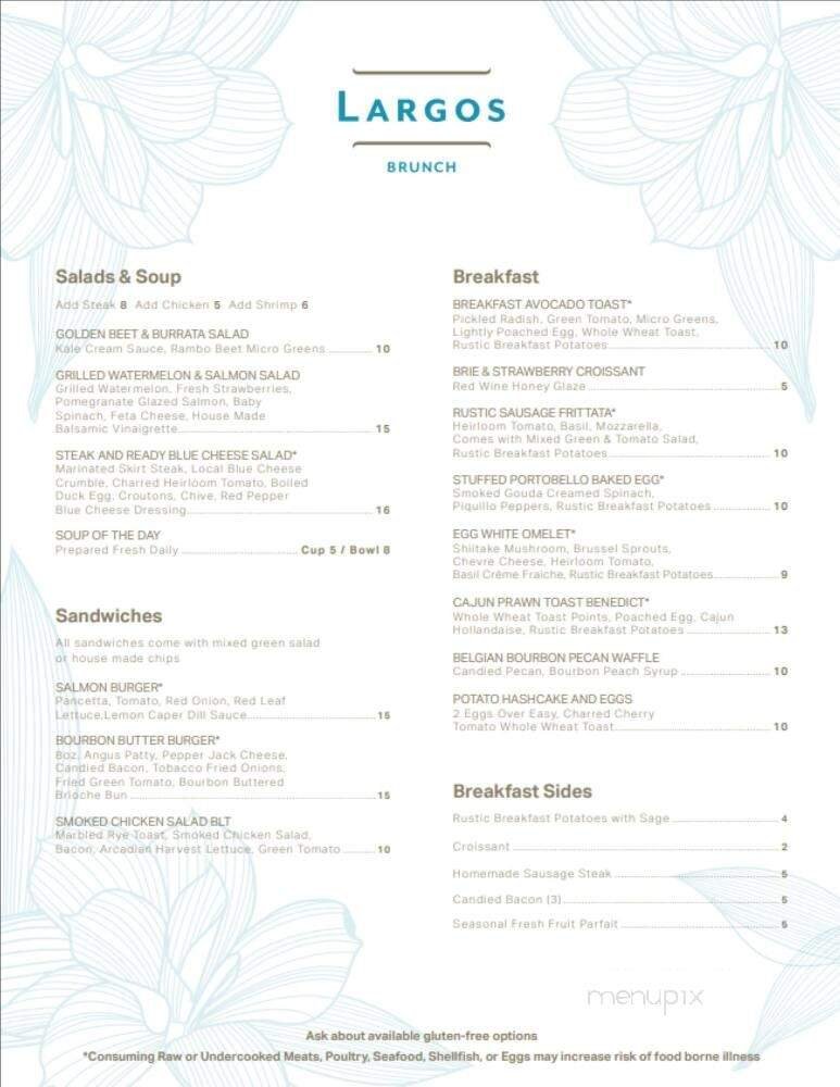 Menu page 1