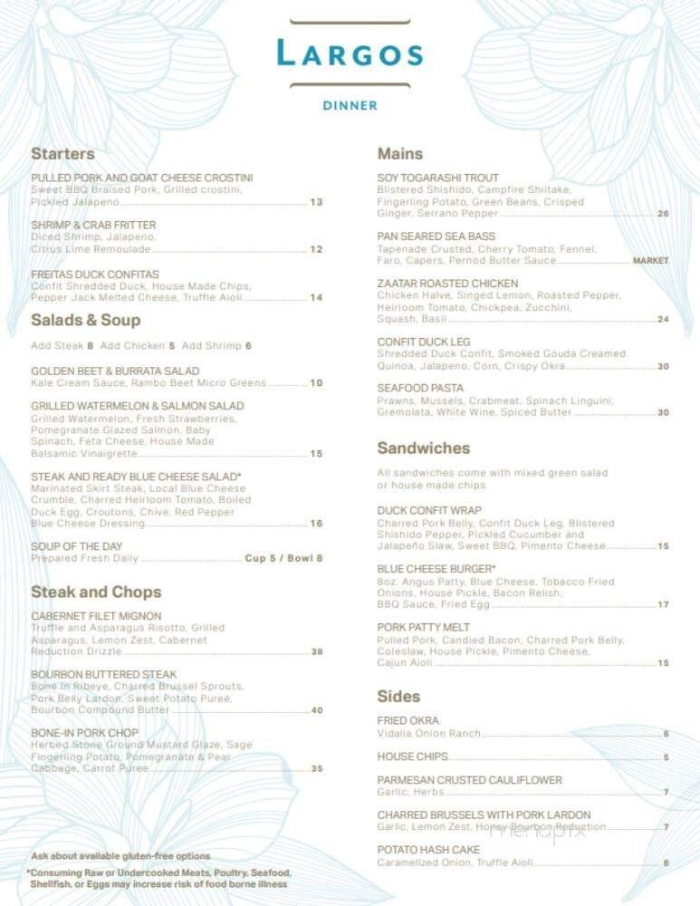 Menu page 3