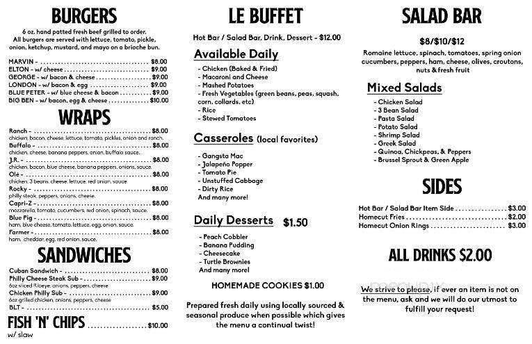 Menu page 8