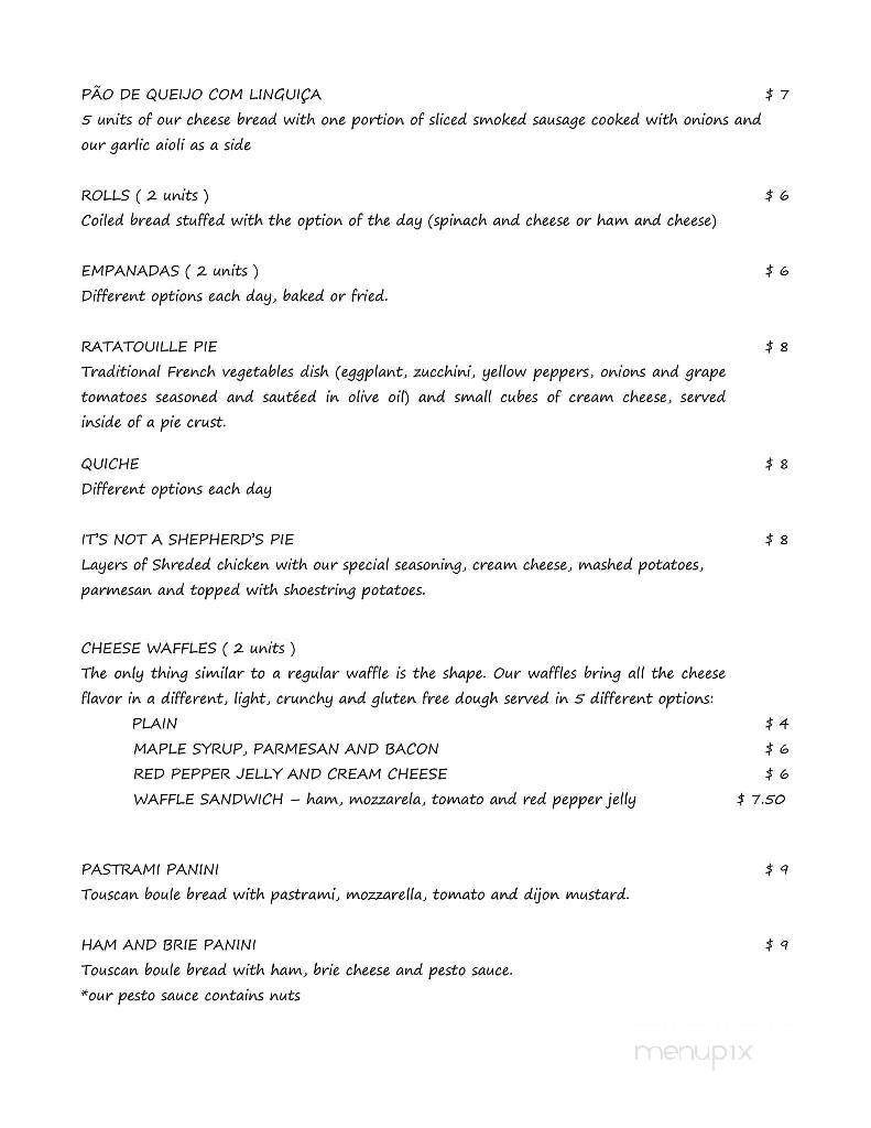 Menu page 2