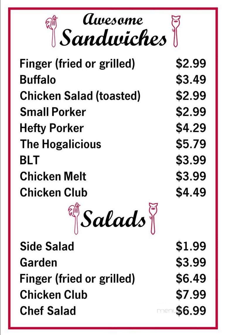 Menu page 5