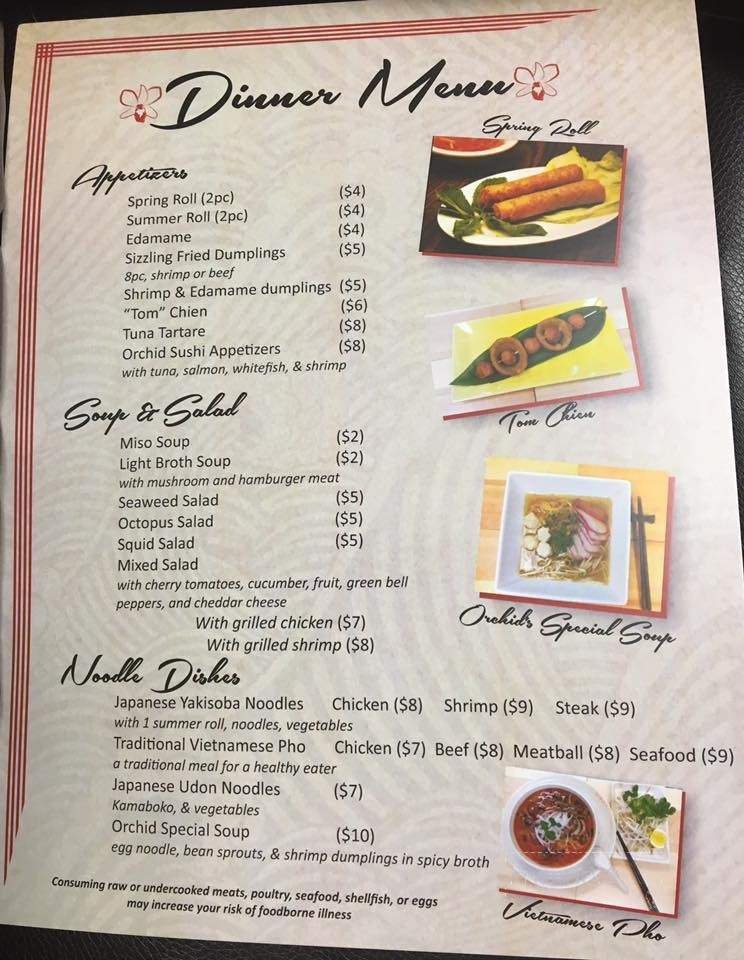 Menu page 3