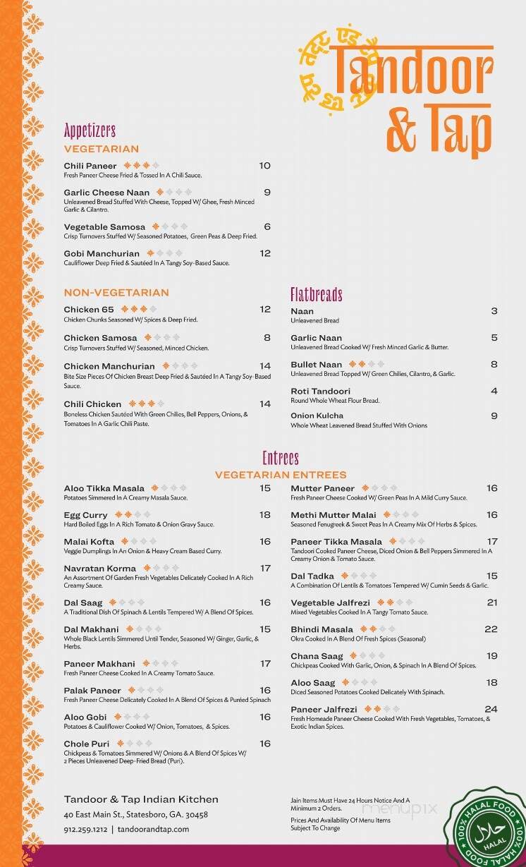 Menu page 4