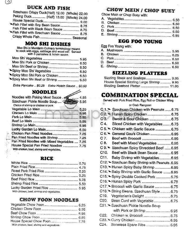 Menu page 3