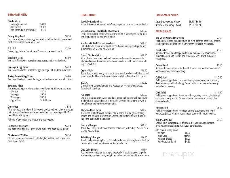 Menu page 2