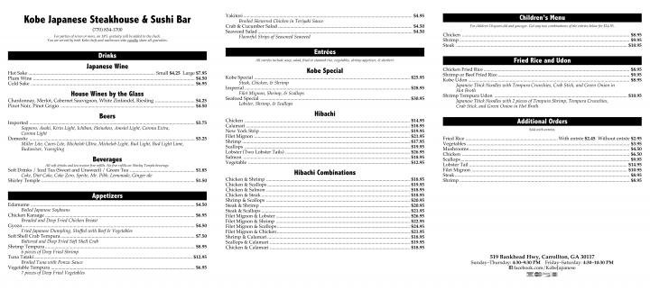 Menu page 2