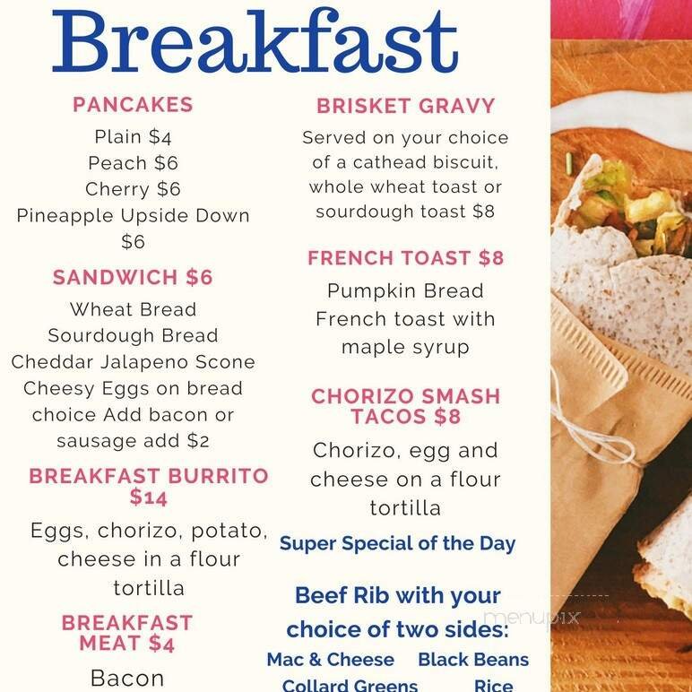 Menu page 1