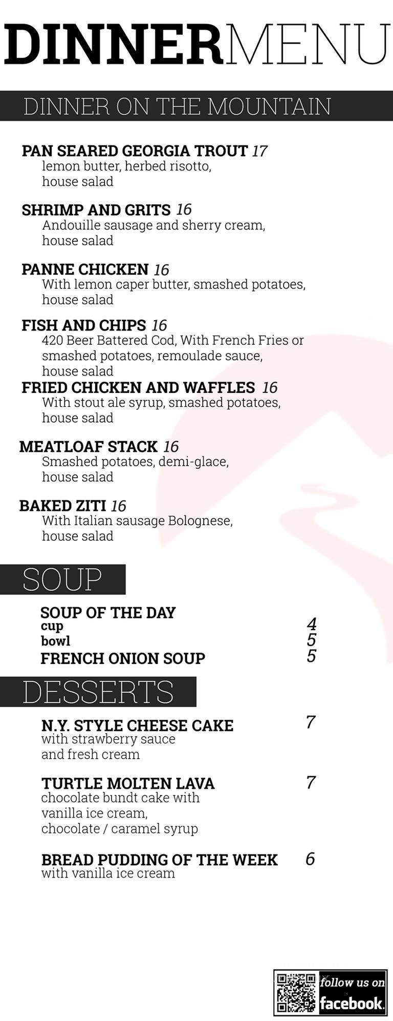 Menu page 3